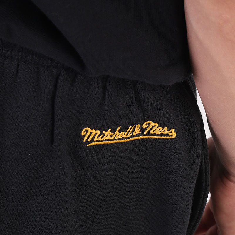 мужские черные брюки Mitchell and ness NBA Los Angeles Lakers Pants 507PLALAKEBLK - цена, описание, фото 7